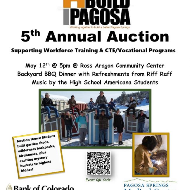 The 5th Annual Charity Auction and Dinner with Build Pagosa