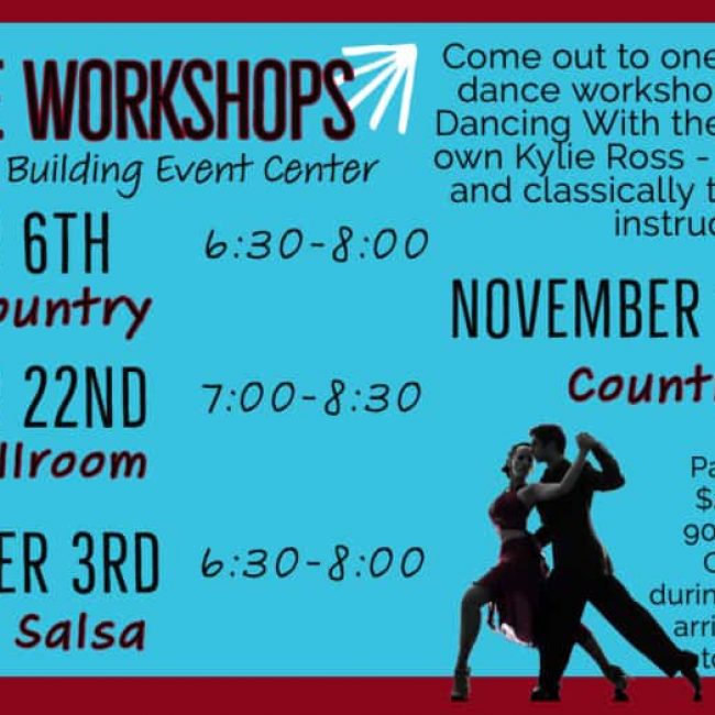 Dance Workshop at Tennyson Building Event Center