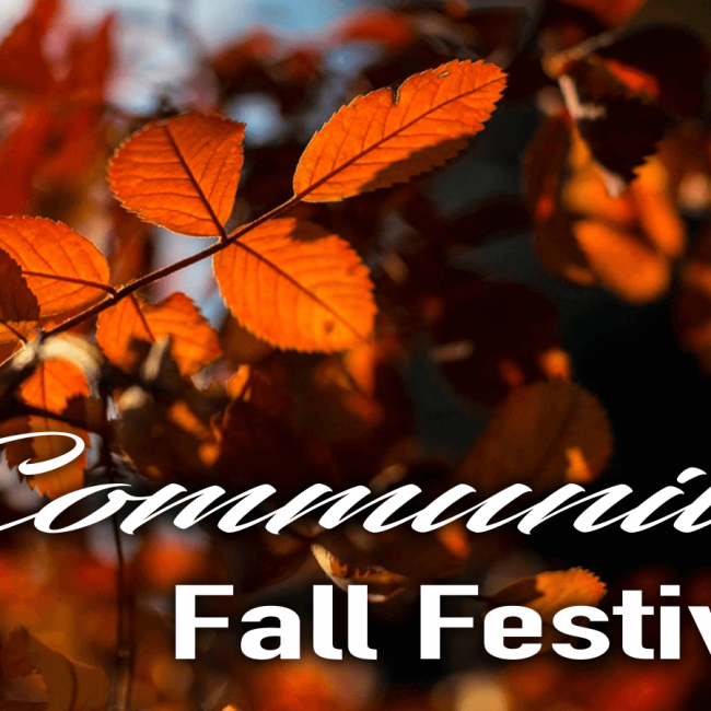 Community Fall Festival at Town Park