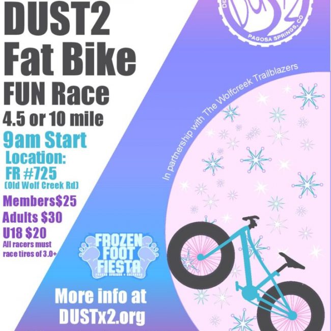 Frozen Foot Fiesta &#8211; Dust 2 Fat Bike Fun Race
