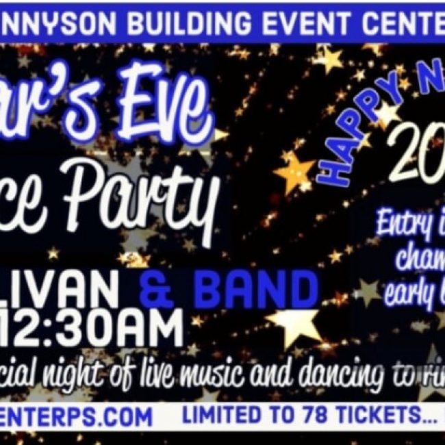 New Year&#8217;s Eve Dance Party at the Tennyson Building Event Center