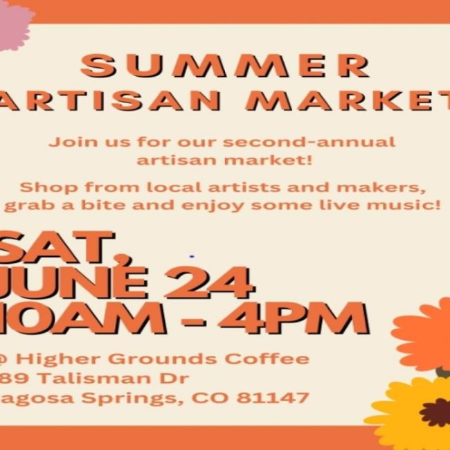 Summer Artisan Market at Higher Ground Coffee